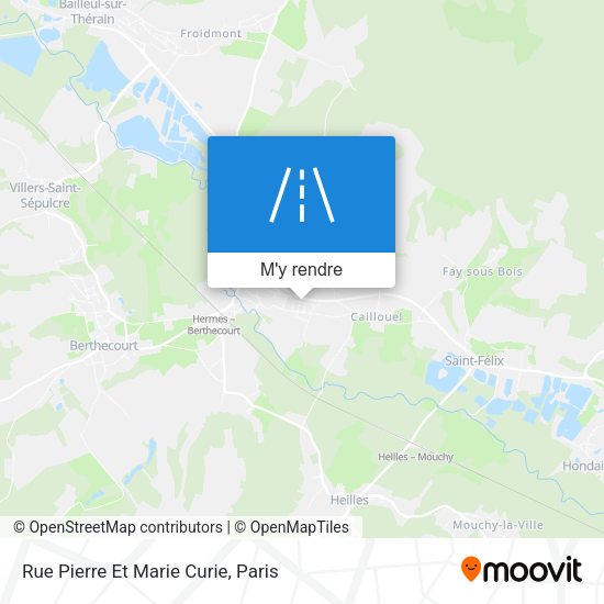 Rue Pierre Et Marie Curie plan