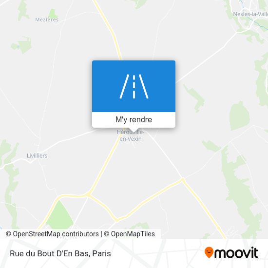 Rue du Bout D'En Bas plan