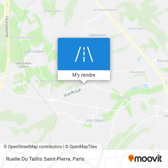 Ruelle Du Taillis Saint-Pierre plan