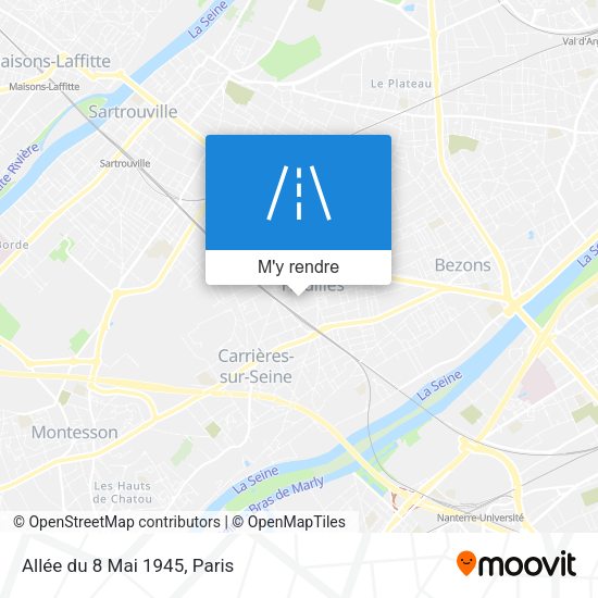 Allée du 8 Mai 1945 plan