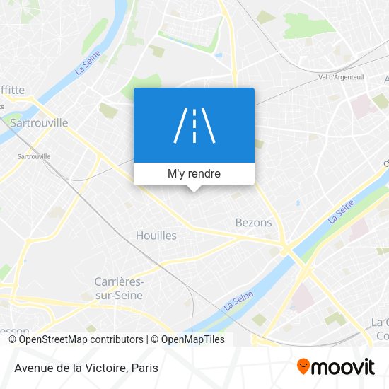Avenue de la Victoire plan