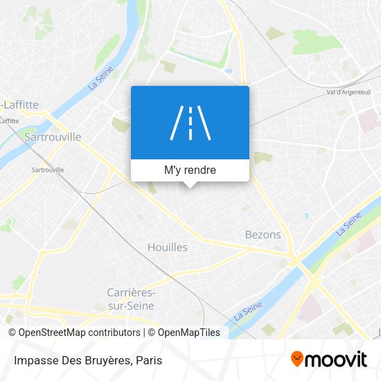 Impasse Des Bruyères plan