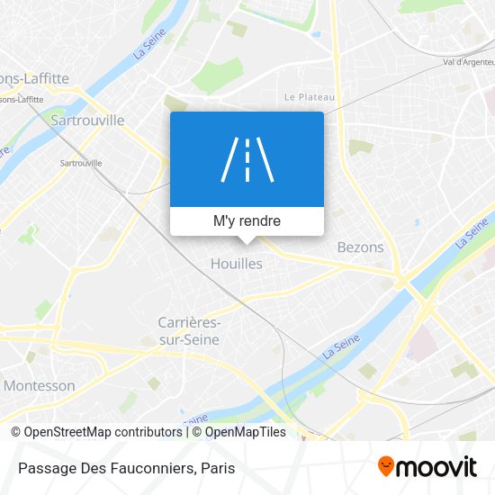 Passage Des Fauconniers plan