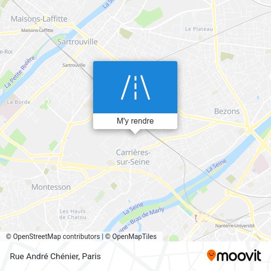Rue André Chénier plan