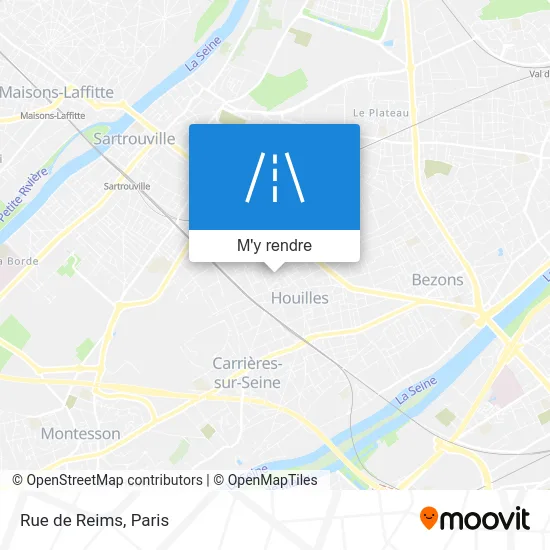 Rue de Reims plan