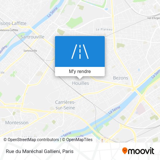 Rue du Maréchal Gallieni plan