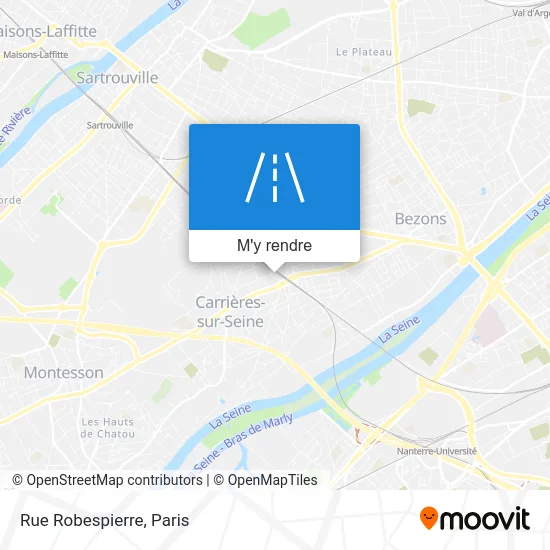 Rue Robespierre plan