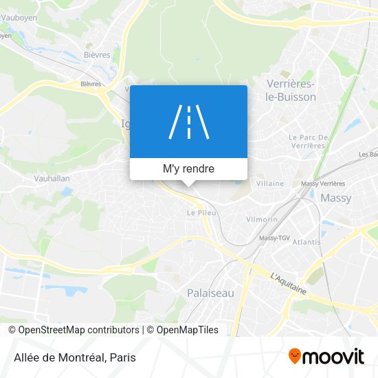 Allée de Montréal plan