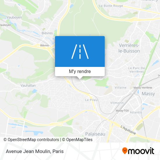 Avenue Jean Moulin plan