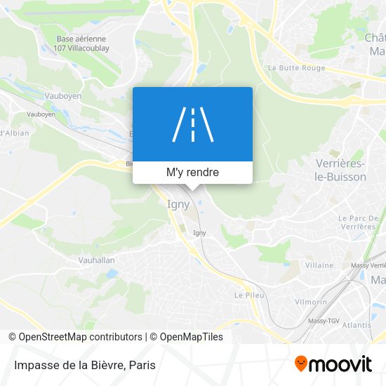 Impasse de la Bièvre plan