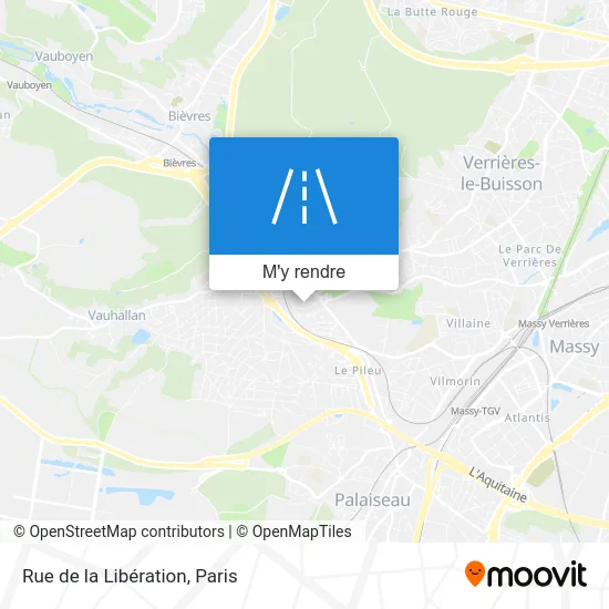 Rue de la Libération plan
