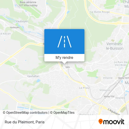 Rue du Plaimont plan