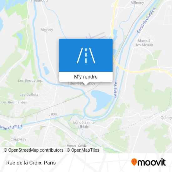 Rue de la Croix plan