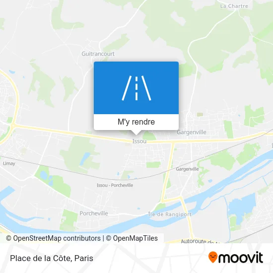 Place de la Côte plan