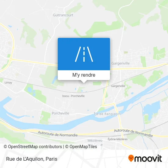 Rue de L'Aquilon plan