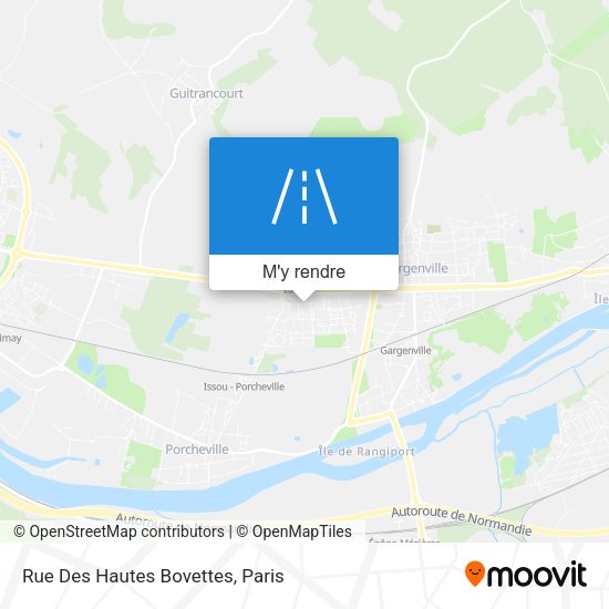 Rue Des Hautes Bovettes plan