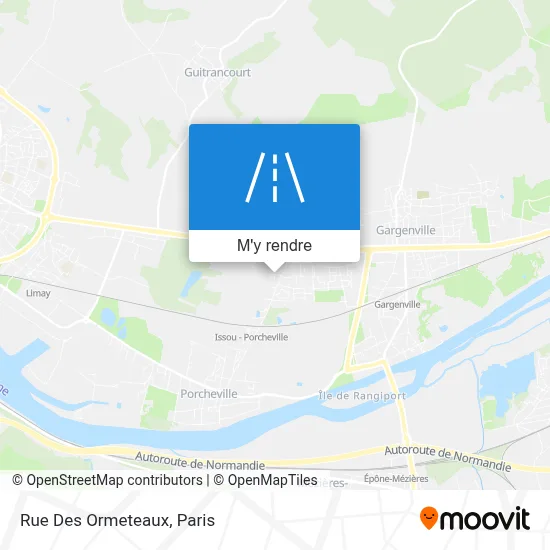 Rue Des Ormeteaux plan