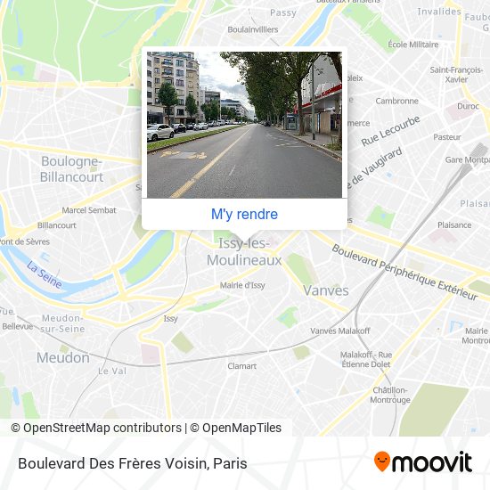 Boulevard Des Frères Voisin plan