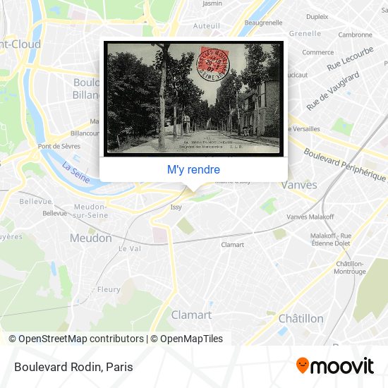 Boulevard Rodin plan