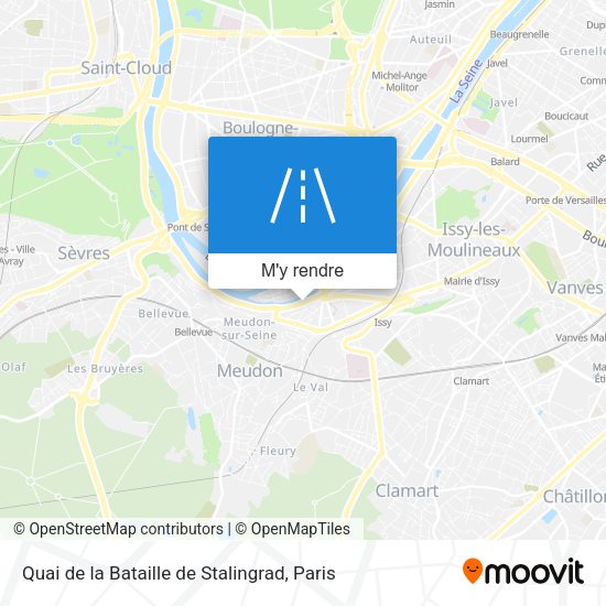 Quai de la Bataille de Stalingrad plan