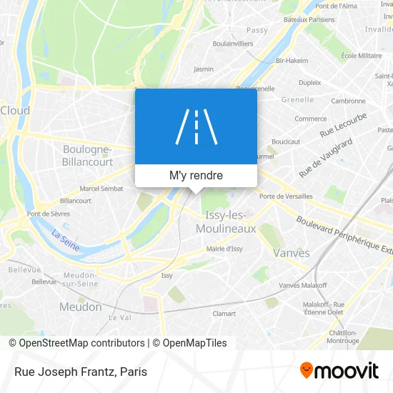 Rue Joseph Frantz plan