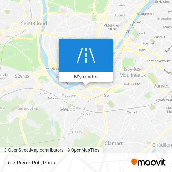 Rue Pierre Poli plan