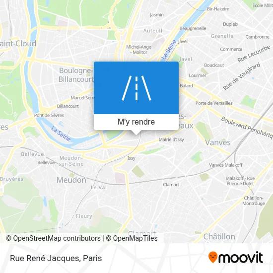 Rue René Jacques plan