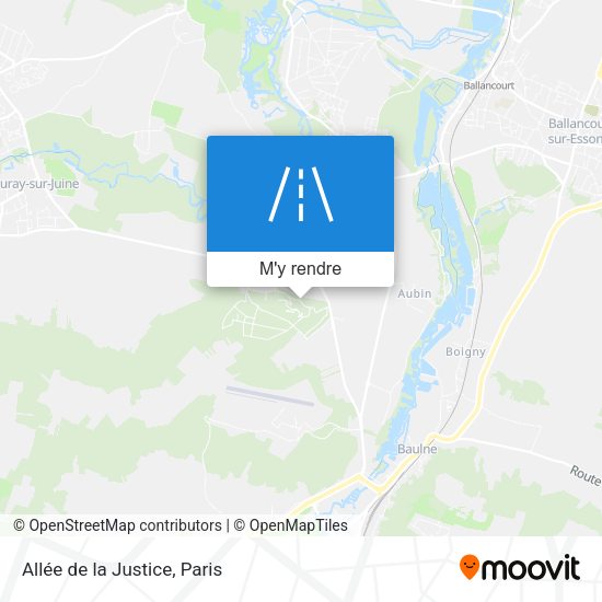 Allée de la Justice plan