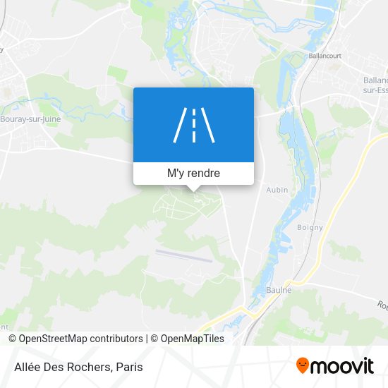 Allée Des Rochers plan