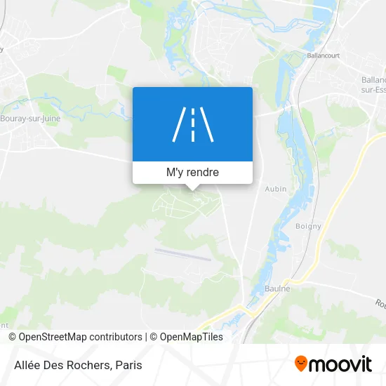 Allée Des Rochers plan