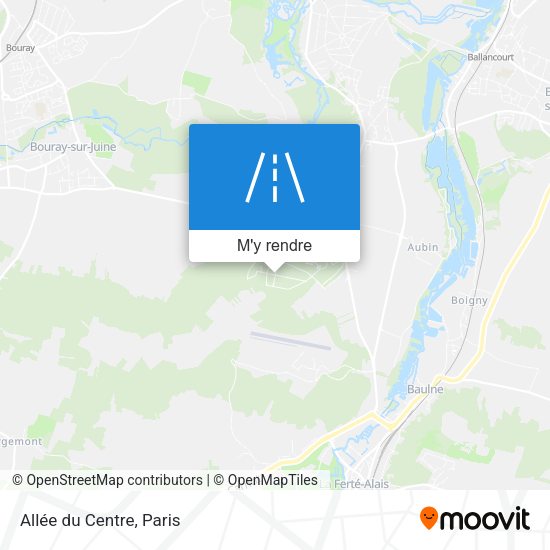 Allée du Centre plan