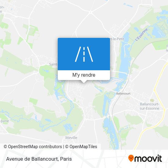 Avenue de Ballancourt plan
