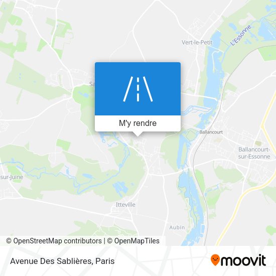 Avenue Des Sablières plan