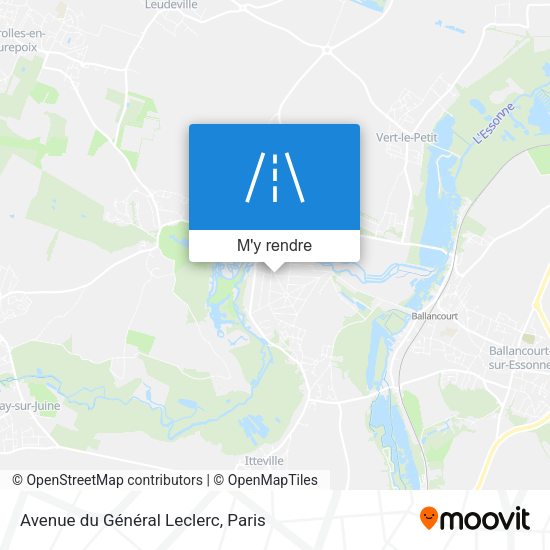 Avenue du Général Leclerc plan
