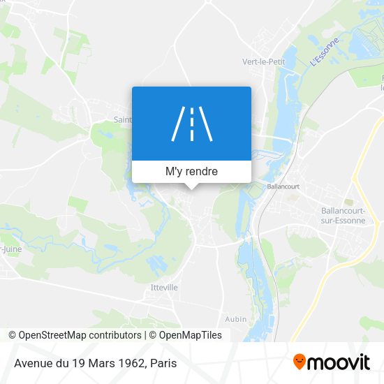 Avenue du 19 Mars 1962 plan