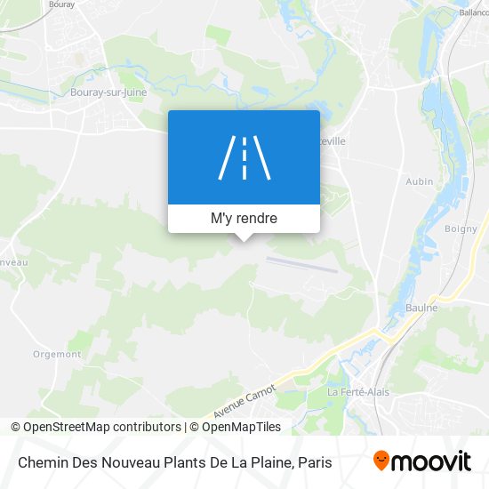 Chemin Des Nouveau Plants De La Plaine plan