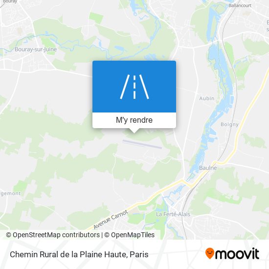 Chemin Rural De La Plaine Haute plan