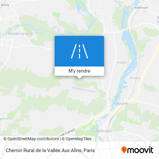 Chemin Rural De La Vallée Aux Alins plan