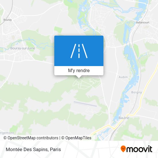 Montée Des Sapins plan