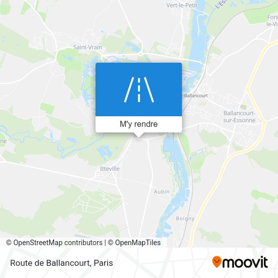 Route de Ballancourt plan