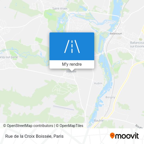 Rue de la Croix Boissée plan