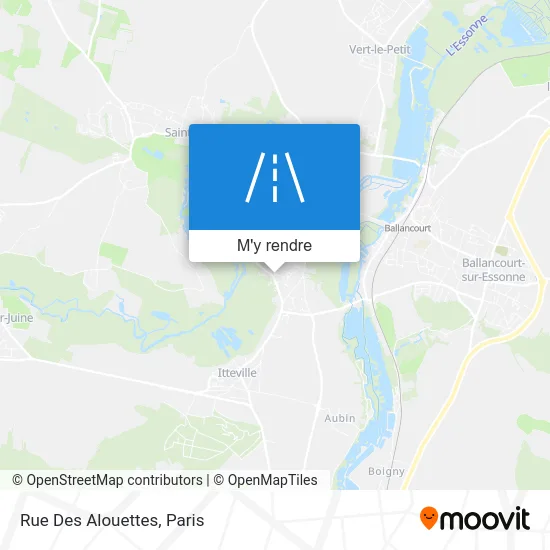 Rue Des Alouettes plan