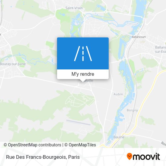 Rue Des Francs-Bourgeois plan