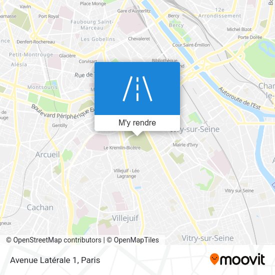Avenue Latérale 1 plan