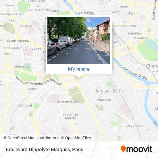 Boulevard Hippolyte Marquès plan