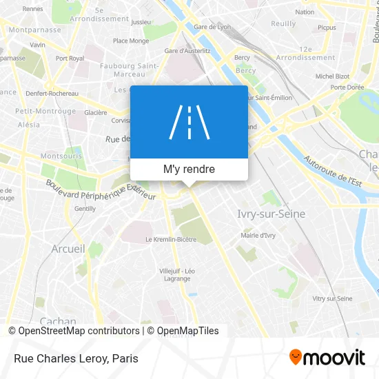 Rue Charles Leroy plan