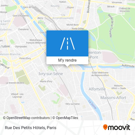Rue Des Petits Hôtels plan