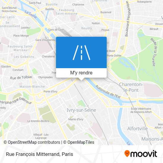 Rue François Mitterrand plan