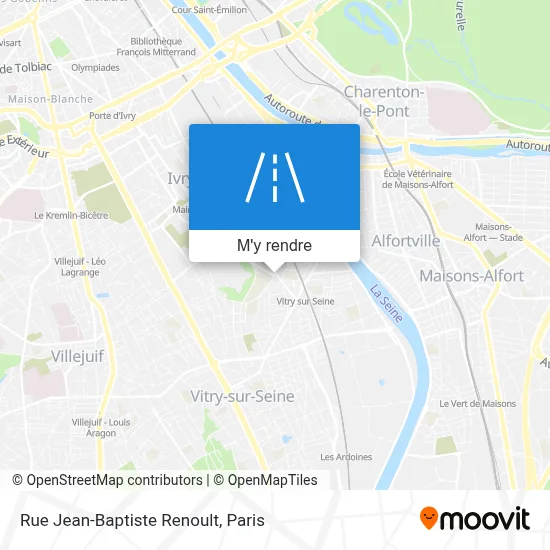 Rue Jean-Baptiste Renoult plan
