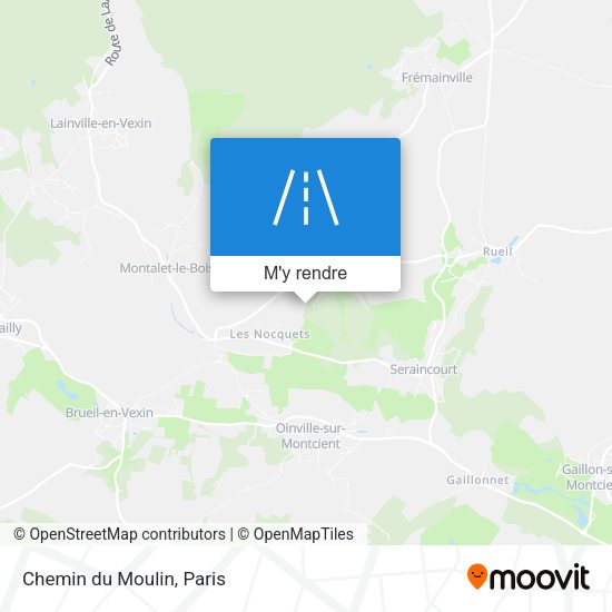 Chemin du Moulin plan